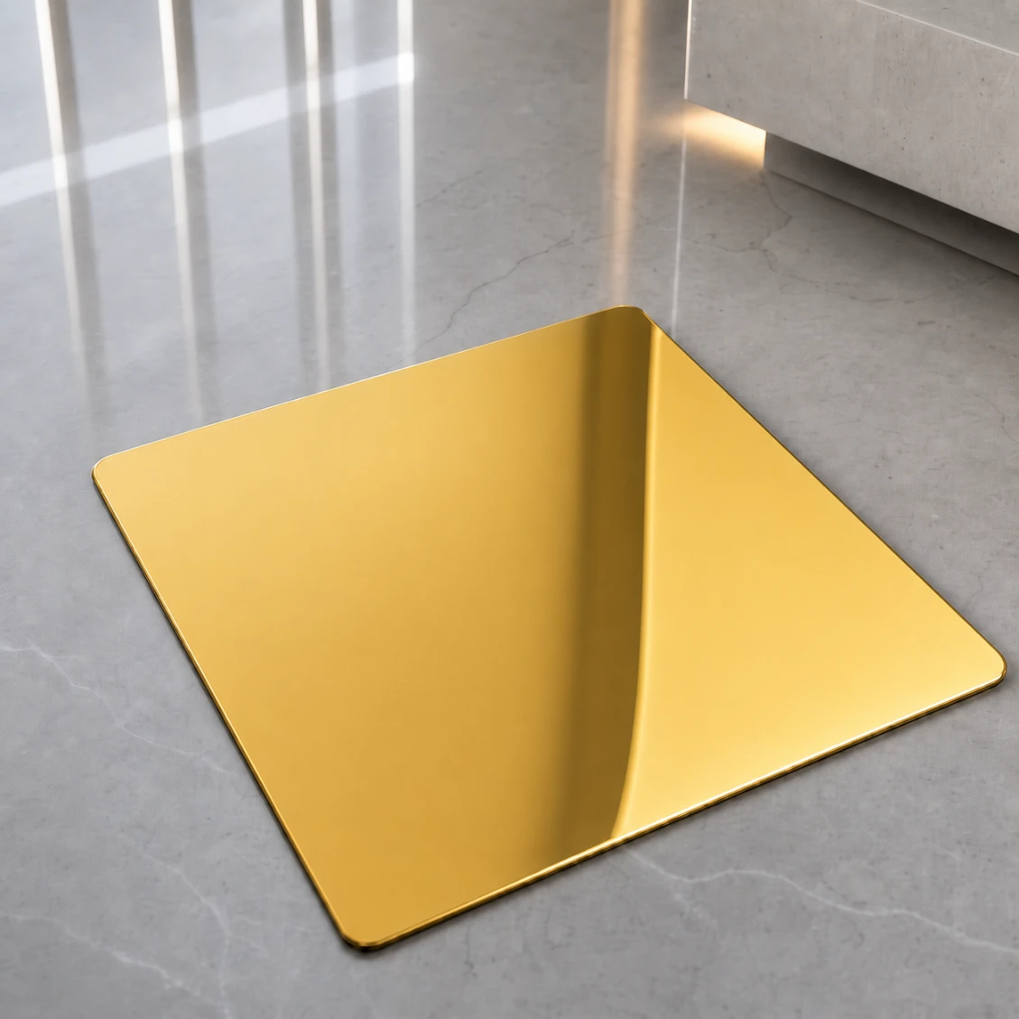 Golden Finish Stainless Steel PVD Decorative Sheet