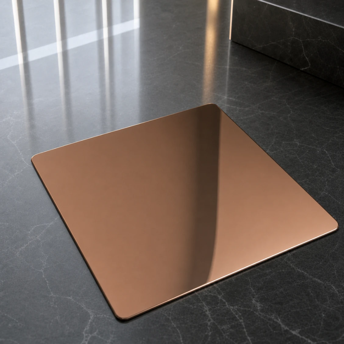 Rose Gold Stainless Steel PVD Sheet for Luxury Interior and Elevator Applications
